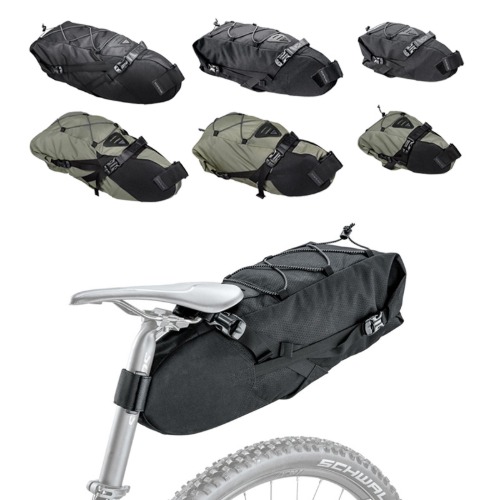 토픽 가방 백로더 모음 BackLoader 6L 10L 15L 블랙/그린 자전거 안장가방